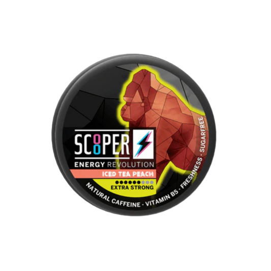 SCOOPER ENERGY ICED TEA PEACH - FI